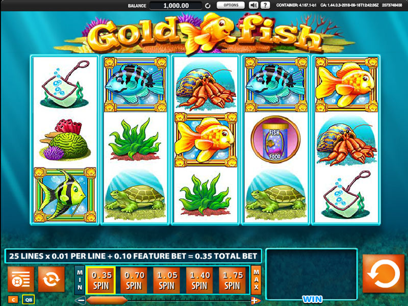 Goldfish Slots, goldfish 3 slot game.